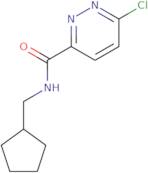 6-Chloro-N-(cyclopentylmethyl)pyridazine-3-carboxamide