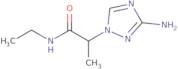 2-(3-Amino-1,2,4-triazol-1-yl)-N-ethylpropanamide