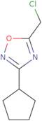 5-(Chloromethyl)-3-cyclopentyl-1,2,4-oxadiazole