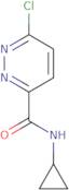 6-Chloro-N-cyclopropylpyridazine-3-carboxamide