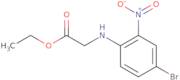 Ethyl 2-[(4-bromo-2-nitrophenyl)amino]acetate