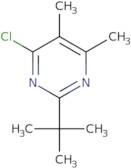 2-tert-Butyl-4-chloro-5,6-dimethylpyrimidine