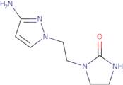 1-[2-(3-Amino-1H-pyrazol-1-yl)ethyl]imidazolidin-2-one