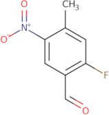 2-Fluoro-4-methyl-5-nitrobenzaldehyde