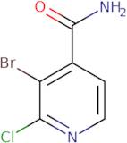 3-Bromo-2-chloropyridine-4-carboxamide