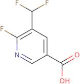 5-(Difluoromethyl)-6-fluoropyridine-3-carboxylic acid