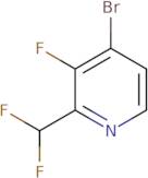 4-Bromo-2-(difluoromethyl)-3-fluoropyridine