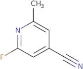 2-Fluoro-6-methylpyridine-4-carbonitrile