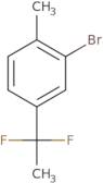 2-Bromo-4-(1,1-difluoroethyl)-1-methylbenzene