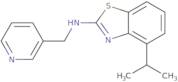 4-Isopropyl-N-(pyridin-3-ylmethyl)-1,3-benzothiazol-2-amine