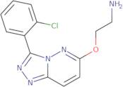 (2-{[3-(2-Chlorophenyl)[1,2,4]triazolo[4,3-b]pyridazin-6-yl]oxy}ethyl)amine