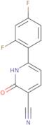 6-(2,4-Difluorophenyl)-2-oxo-1,2-dihydropyridine-3-carbonitrile