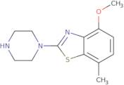 4-Methoxy-7-methyl-2-piperazin-1-yl-1,3-benzothiazole