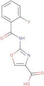 2-(2-Fluorobenzamido)-1,3-oxazole-4-carboxylic acid