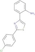 (2-[2-(4-Chlorophenyl)-1,3-thiazol-4-yl]phenyl)amine