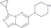 3-Cyclopropyl-6-piperazin-1-yl[1,2,4]triazolo[4,3-b]pyridazine