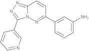 [3-(3-Pyridin-3-yl[1,2,4]triazolo[4,3-b]pyridazin-6-yl)phenyl]amine