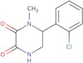 6-(2-Chlorophenyl)-1-methylpiperazine-2,3-dione