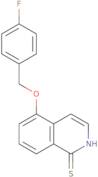 5-[(4-Fluorobenzyl)oxy]isoquinoline-1-thiol