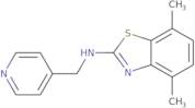 4,7-Dimethyl-N-(pyridin-4-ylmethyl)-1,3-benzothiazol-2-amine