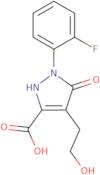 1-(2-Fluorophenyl)-4-(2-hydroxyethyl)-5-oxo-2,5-dihydro-1H-pyrazole-3-carboxylic acid