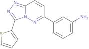 (3-[3-(2-Thienyl)[1,2,4]triazolo[4,3-b]pyridazin-6-yl]phenyl)amine