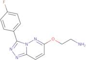 (2-{[3-(4-Fluorophenyl)[1,2,4]triazolo[4,3-b]pyridazin-6-yl]oxy}ethyl)amine