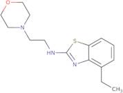 4-Ethyl-N-(2-morpholin-4-ylethyl)-1,3-benzothiazol-2-amine