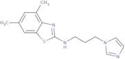 N-[3-(1H-Imidazol-1-yl)propyl]-4,6-dimethyl-1,3-benzothiazol-2-amine