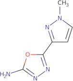 5-(1-Methyl-1H-pyrazol-3-yl)-1,3,4-oxadiazol-2-amine