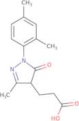 3-[1-(2,4-Dimethylphenyl)-3-methyl-5-oxo-4,5-dihydro-1H-pyrazol-4-yl]propanoic acid