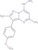 7-Hydrazino-3-(4-methoxyphenyl)-2,5-dimethylpyrazolo[1,5-a]pyrimidine