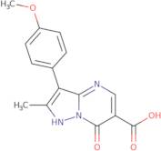 3-(4-Methoxyphenyl)-2-methyl-7-oxo-4,7-dihydropyrazolo[1,5-a]pyrimidine-6-carboxylic acid