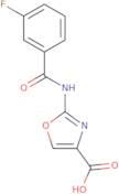 2-[(3-Fluorobenzoyl)amino]-1,3-oxazole-4-carboxylic acid