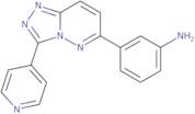 [3-(3-Pyridin-4-yl[1,2,4]triazolo[4,3-b]pyridazin-6-yl)phenyl]amine