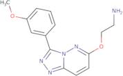 (2-{[3-(3-Methoxyphenyl)[1,2,4]triazolo[4,3-b]pyridazin-6-yl]oxy}ethyl)amine