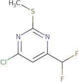 4-Chloro-6-(difluoromethyl)-2-(methylsulfanyl)pyrimidine