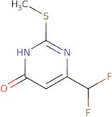 6-(Difluoromethyl)-2-(methylsulfanyl)pyrimidin-4-ol