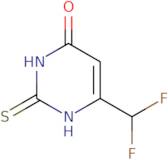 6-(Difluoromethyl)-2-sulfanylpyrimidin-4-ol