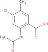 2-acetamido-4-chloro-5-methylbenzoic acid