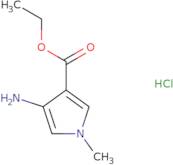 Ethyl 4-amino-1-methyl-1H-pyrrole-3-carboxylate hydrochloride