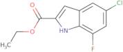 Ethyl 5-chloro-7-fluoro-1H-indole-2-carboxylate