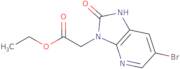 Ethyl 2-{6-bromo-2-oxo-1H,2H,3H-imidazo[4,5-b]pyridin-3-yl}acetate