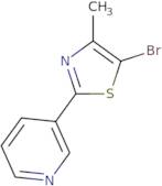 3-(5-Bromo-4-methyl-1,3-thiazol-2-yl)pyridine