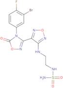 N-[2-[[4-[4-(3-Bromo-4-fluorophenyl)-4,5-dihydro-5-oxo-1,2,4-oxadiazol-3-yl]-1,2,5-oxadiazol-3-yl]amino]ethyl]sulfamide