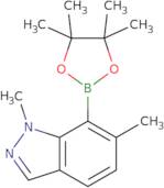 1,6-Dimethyl-7-(4,4,5,5-tetramethyl-1,3,2-dioxaborolan-2-yl)indazole