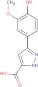 5-(4-Hydroxy-3-methoxyphenyl)-1H-pyrazole-3-carboxylic acid