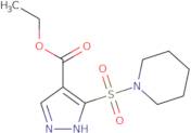 Ethyl 3-(piperidin-1-ylsulfonyl)-1H-pyrazole-4-carboxylate