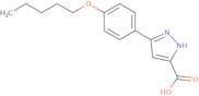 3-[4-(Pentyloxy)phenyl]-1H-pyrazole-5-carboxylic acid