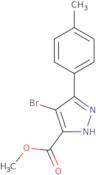 Methyl 4-bromo-3-(p-tolyl)-1H-pyrazole-5-carboxylate